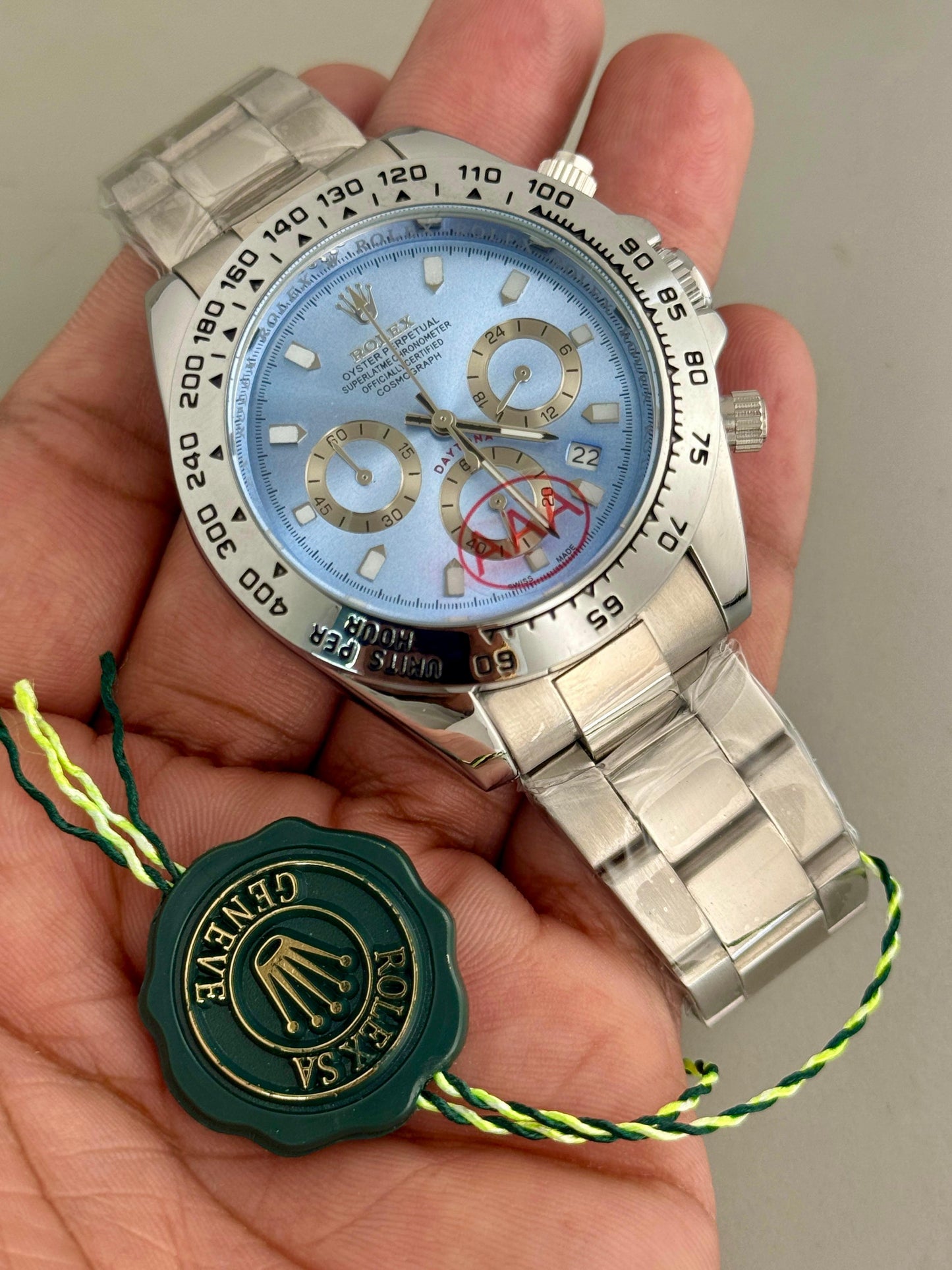 Rolex Cosmograph Daytona Ice Blue Dial – Platinum Style